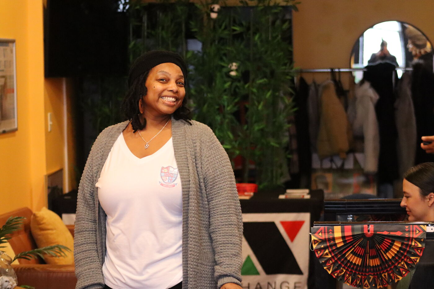 Care and connection at a BMX community gathering.